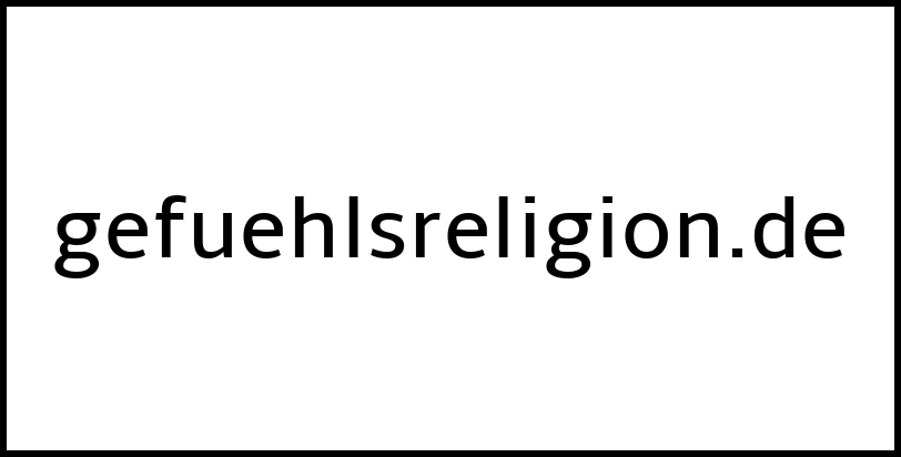 gefuehlsreligion.de