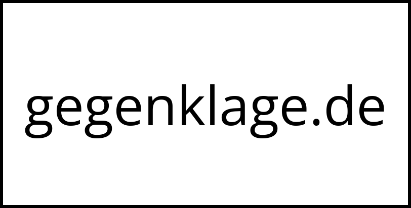 gegenklage.de
