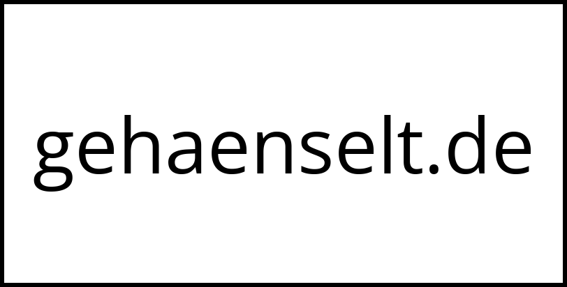 gehaenselt.de