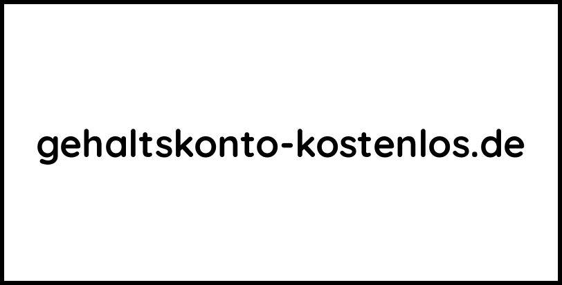 gehaltskonto-kostenlos.de