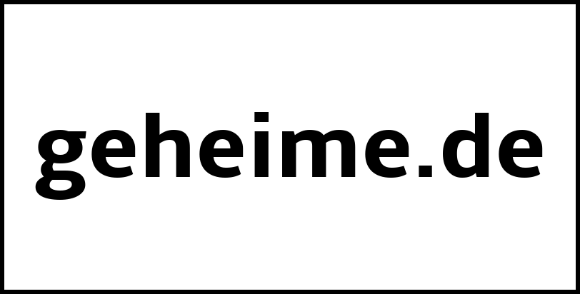 geheime.de