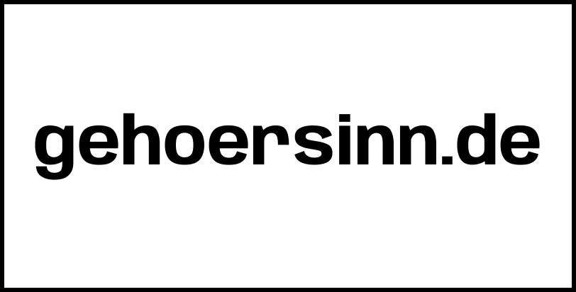 gehoersinn.de