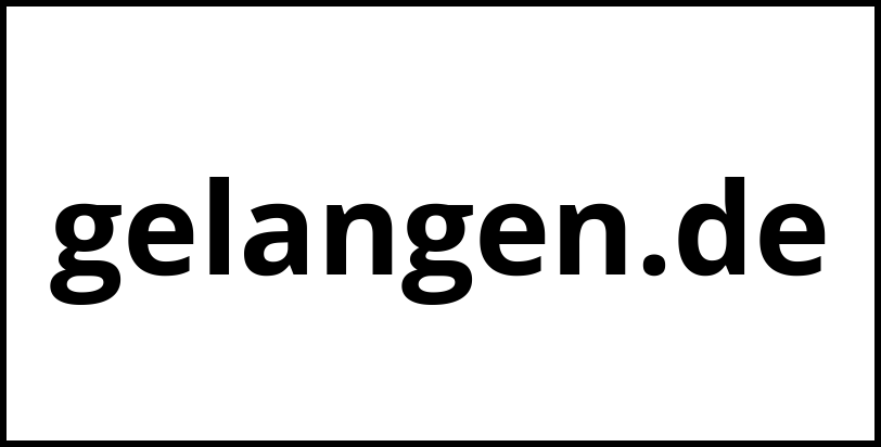 gelangen.de