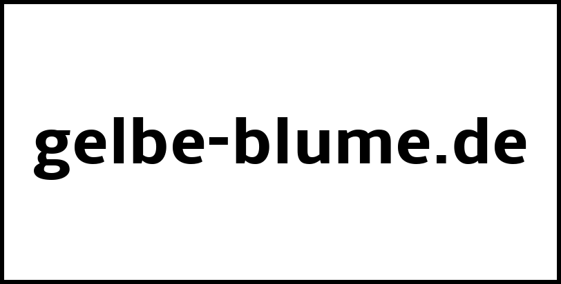 gelbe-blume.de