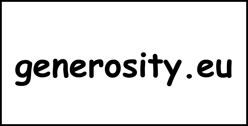 generosity.eu