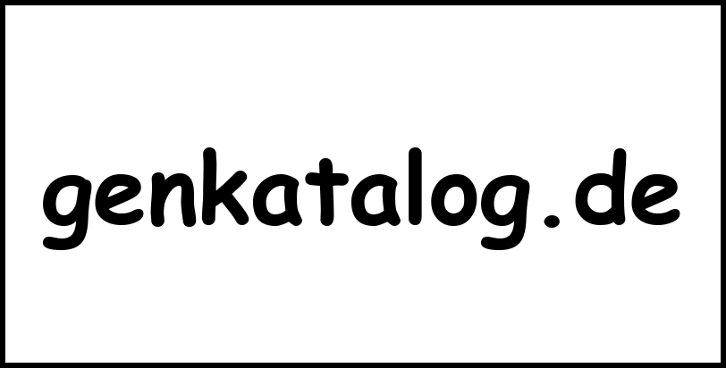 genkatalog.de