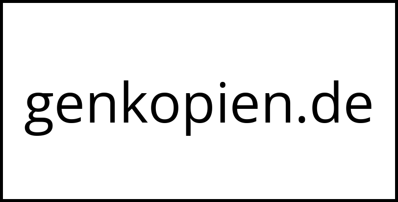 genkopien.de