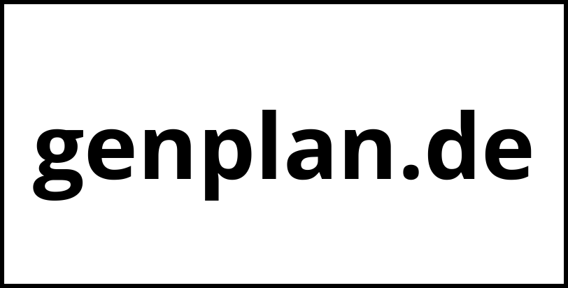 genplan.de