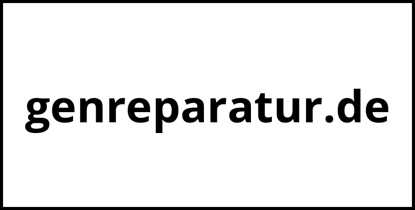 genreparatur.de