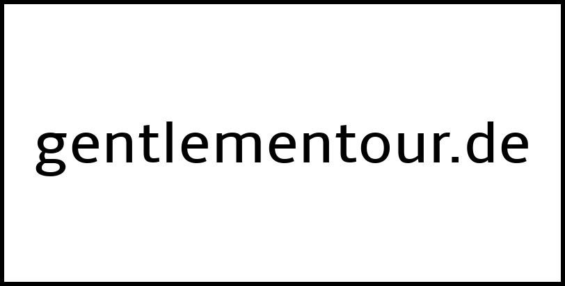 gentlementour.de