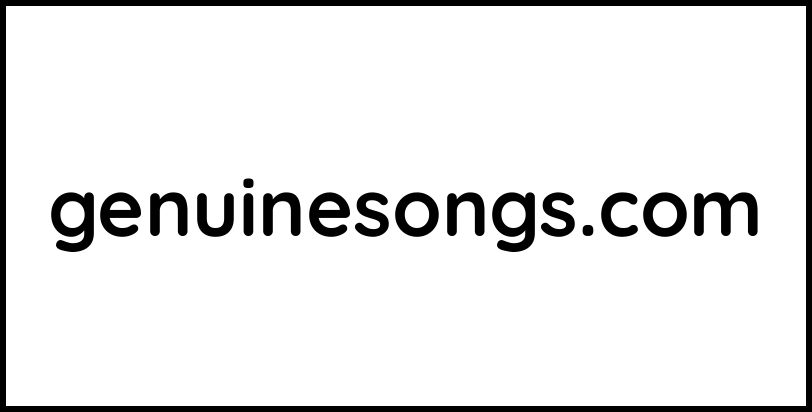 genuinesongs.com