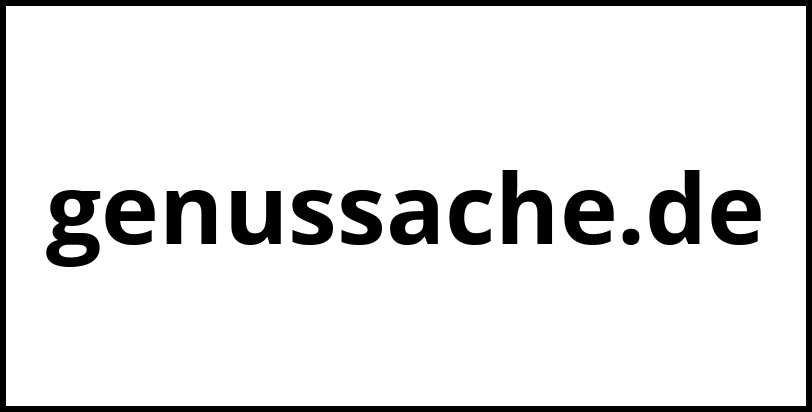 genussache.de