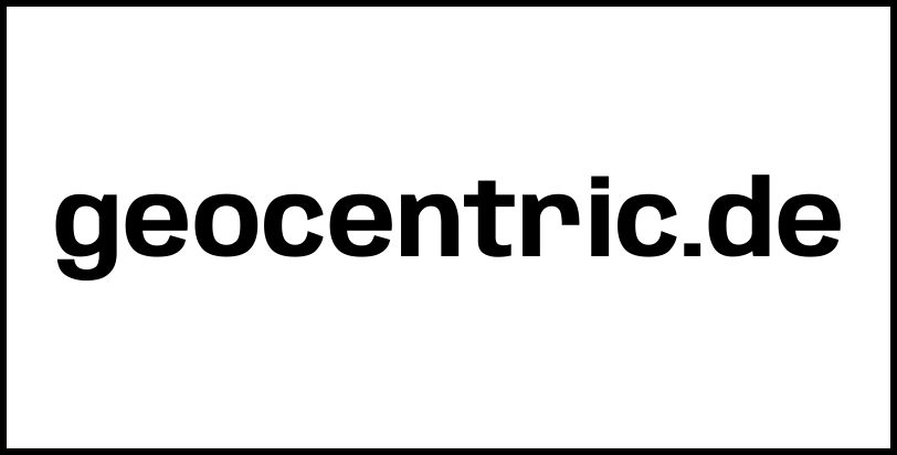 geocentric.de