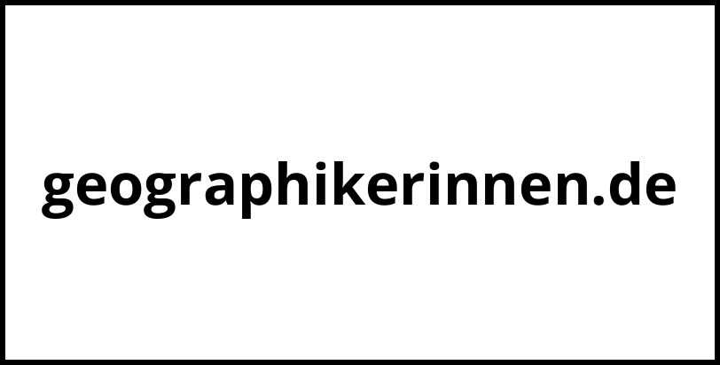 geographikerinnen.de