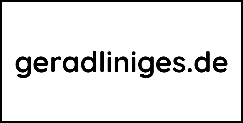 geradliniges.de
