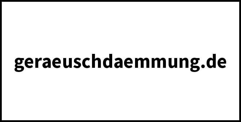 geraeuschdaemmung.de