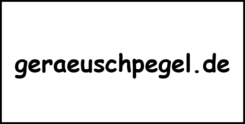 geraeuschpegel.de