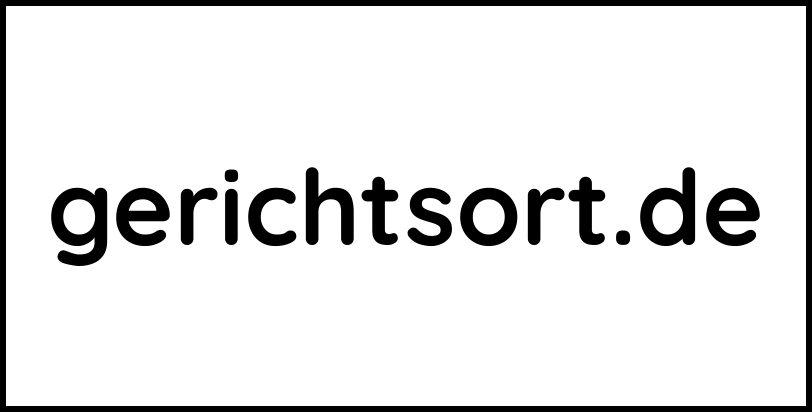 gerichtsort.de