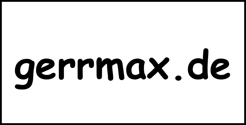 gerrmax.de