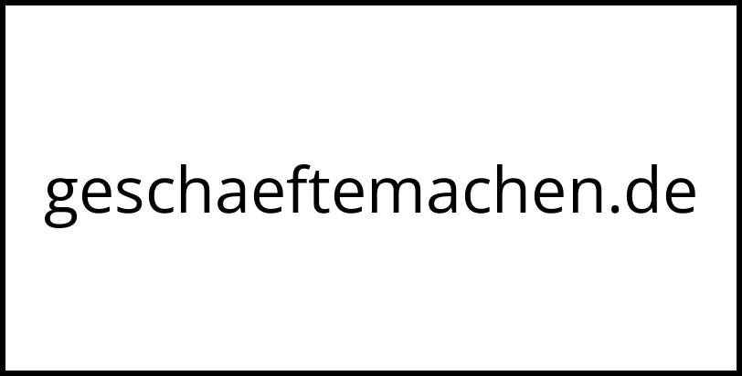 geschaeftemachen.de