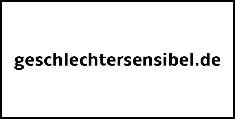 geschlechtersensibel.de