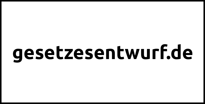 gesetzesentwurf.de