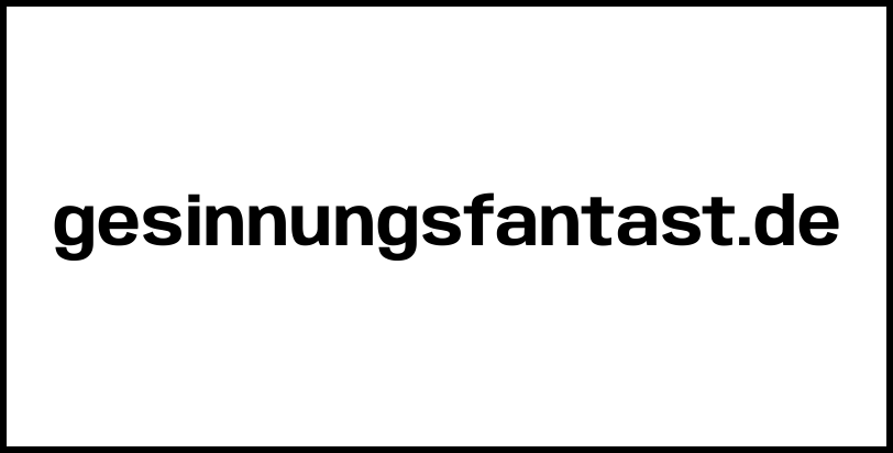 gesinnungsfantast.de