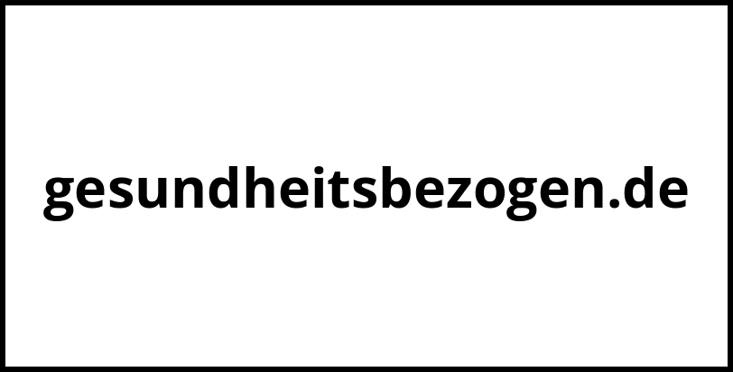 gesundheitsbezogen.de