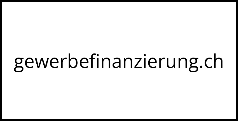 gewerbefinanzierung.ch