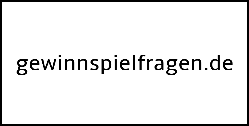 gewinnspielfragen.de