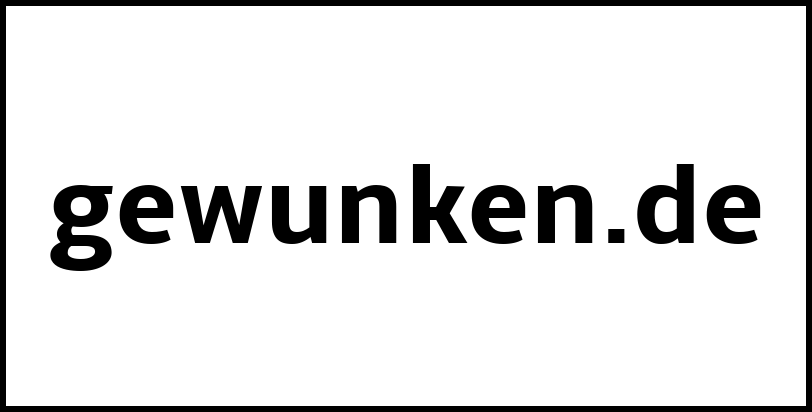 gewunken.de