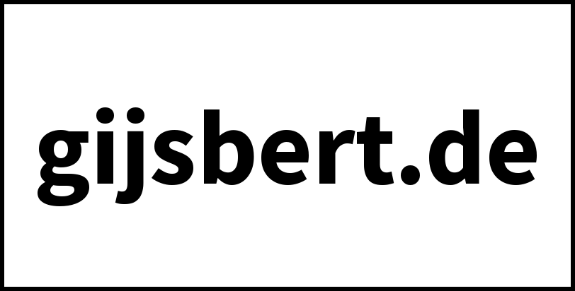 gijsbert.de