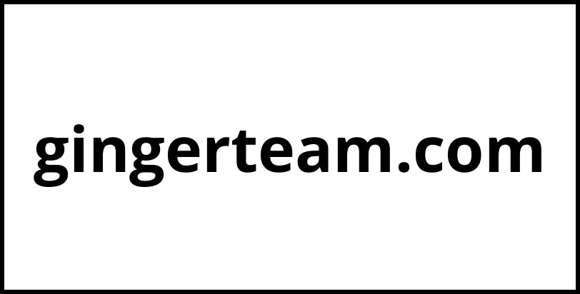 gingerteam.com