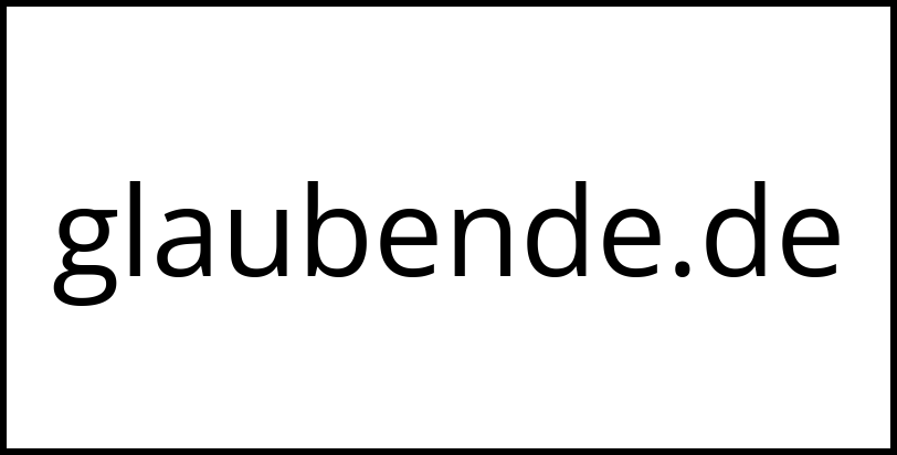 glaubende.de