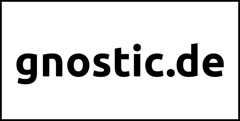 gnostic.de