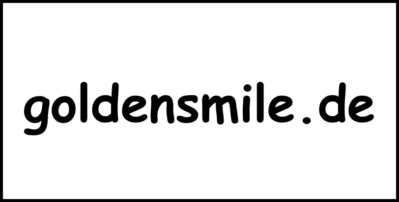 goldensmile.de