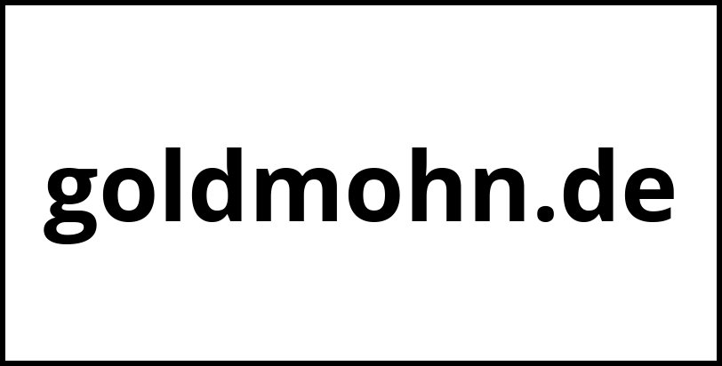 goldmohn.de