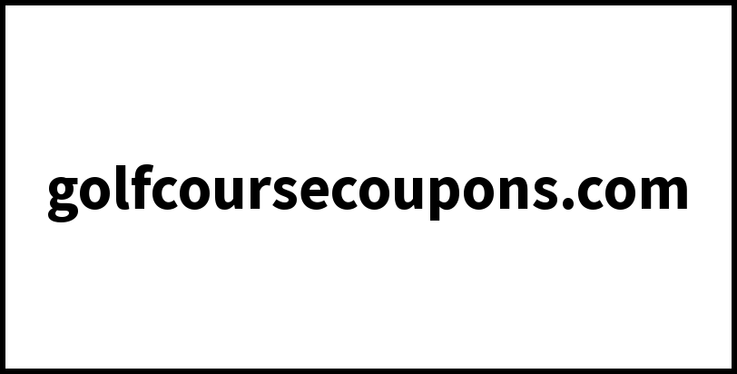 golfcoursecoupons.com