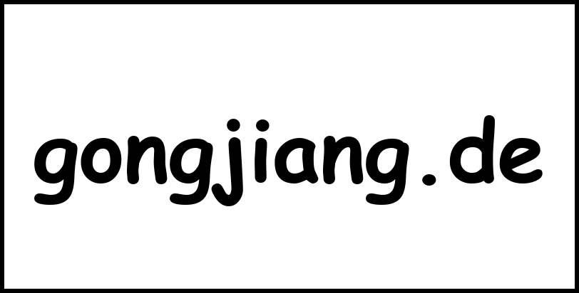 gongjiang.de