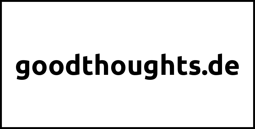 goodthoughts.de