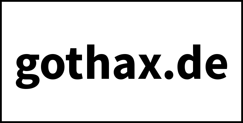 gothax.de