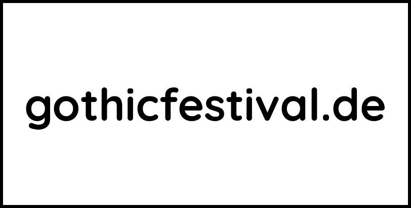 gothicfestival.de