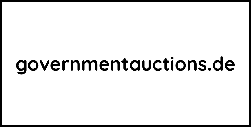 governmentauctions.de