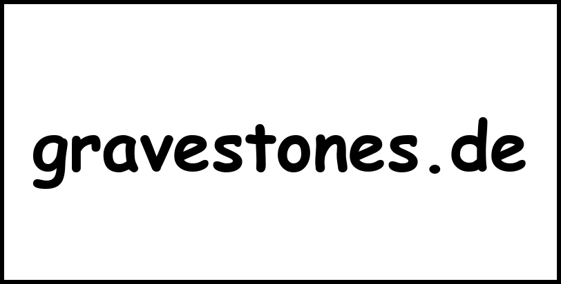 gravestones.de