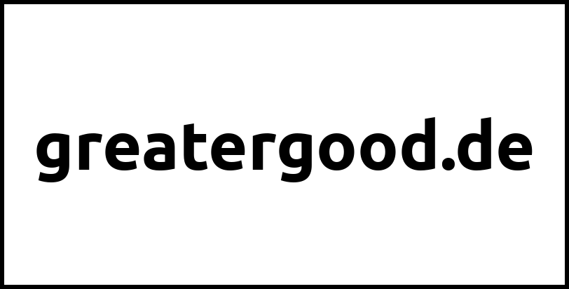 greatergood.de