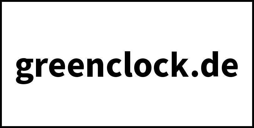 greenclock.de