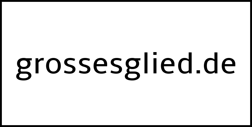grossesglied.de