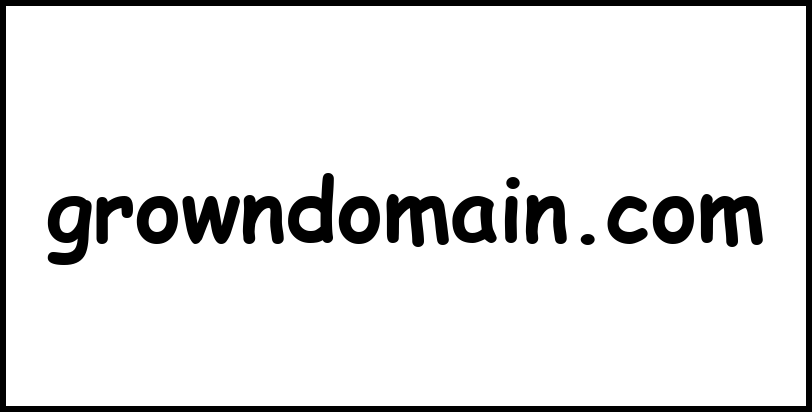 growndomain.com