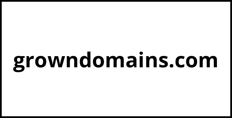 growndomains.com