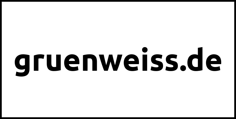 gruenweiss.de